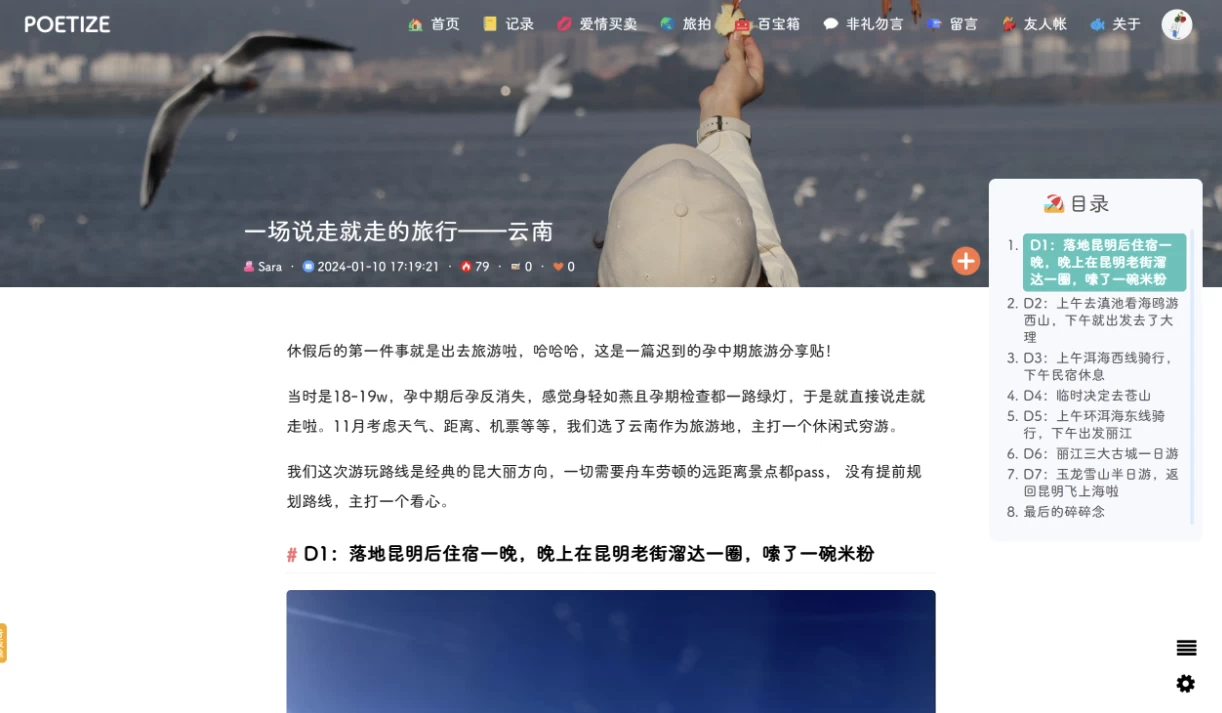 POETIZE 个人博客系统源码 -5