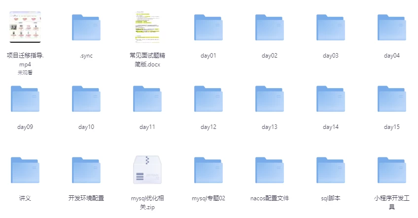 黑马云岚到家 Java 企业级项目实战（视频 + 代码 + 资料）-1