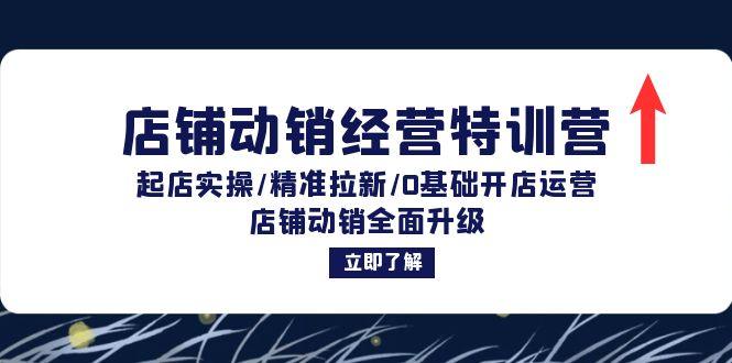 店铺动销经营特训营：起店实操/精准拉新/0基础开店运营/店铺动销全面升级-1