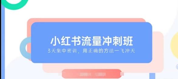 小红书流量冲刺班2025，最懂小红书的女人，快速教你2025年入局小红书-1