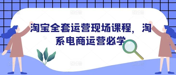 淘宝全套运营现场课程，淘系电商运营必学-1