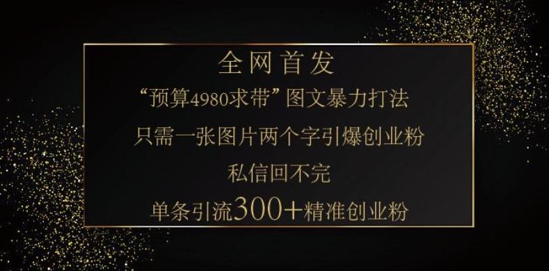 小红书神奇图片引流法，只需一张图，就能单条笔记凭借此方法，轻松引流 300 + 精准创业粉-1
