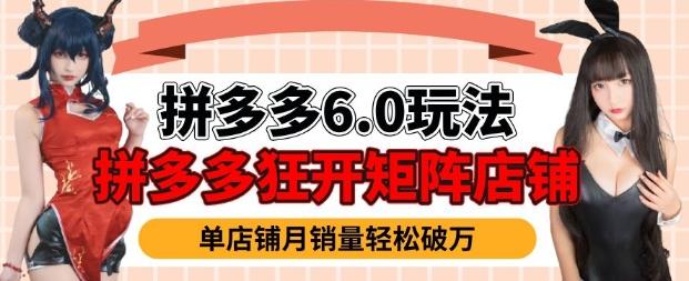 拼多多虚拟商品暴利6.0玩法，轻松实现月入过W-1