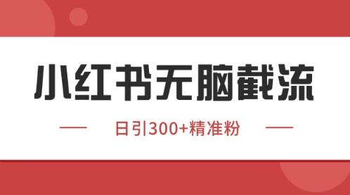 小红书只要你有同行就能获客，独家野路子获客玩法，暴力截流