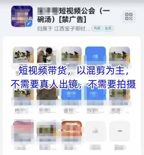 2025短视频带货内训营，以混剪为主，不需要真人出镜，不需要拍摄-2