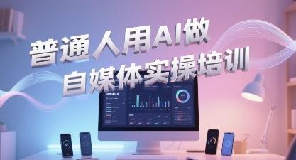 普通一个人用AI做自媒体，助你轻松开启AI自媒体创作之路