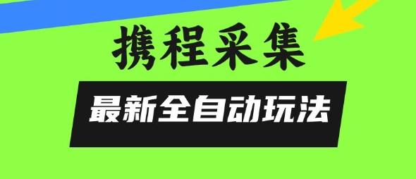 携程信息采集全自动玩法，0风控，无脑开干